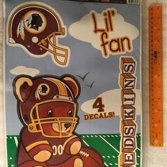 Redskins 11x17” Cling