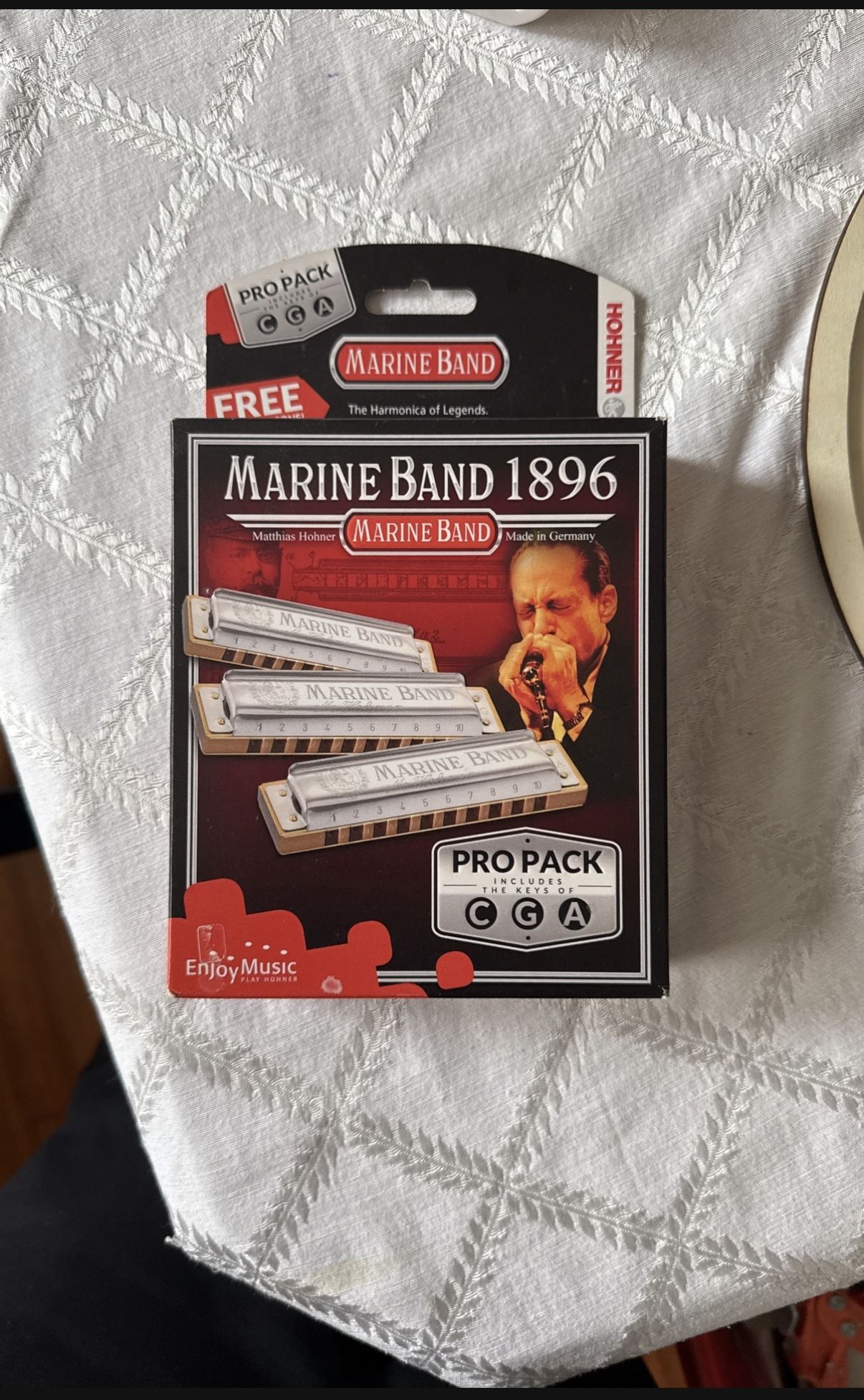 HOHNER Marine Band 1896 Pro Pack- Keys Of C, G And A