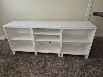 White entertainment center
