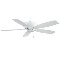 Minka Aire Kola 52-in White with White Blades Ceiling Fan Without Light ( 5 -Blade )