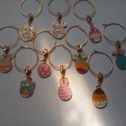Easter Wine Charms 12 Pcs $10