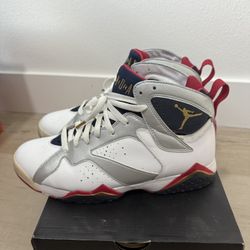Air Jordan 7 Retro Olympic 2012 Sz 9