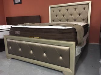 BRAND NEW BED FRAME AND MATTRESS