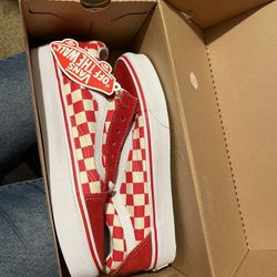 Red Checkered Old Skool Vans