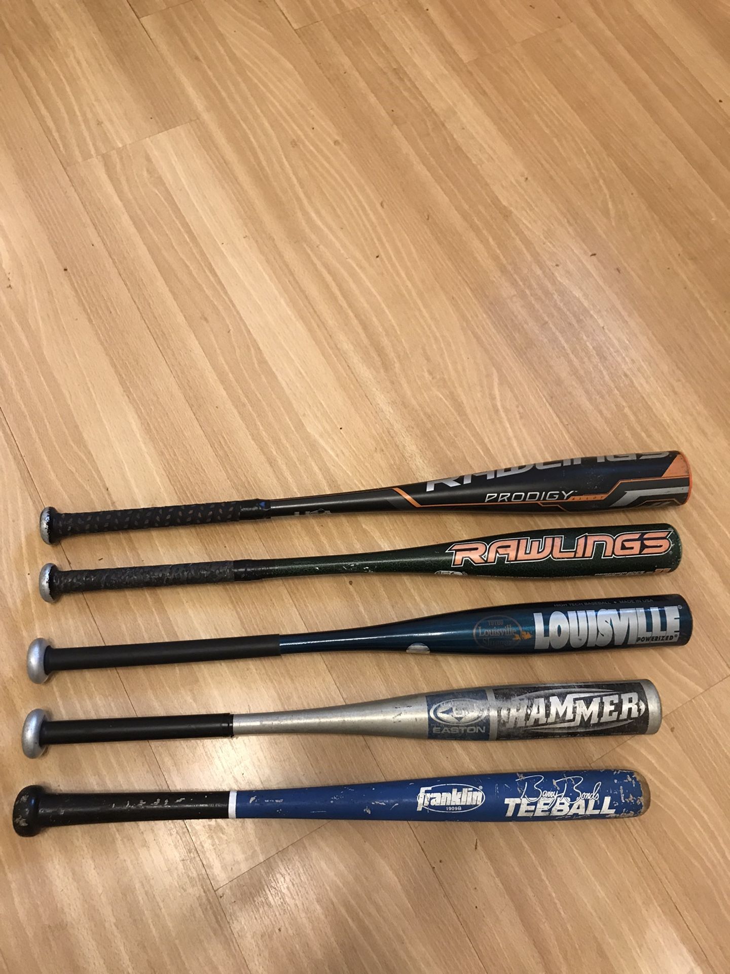 Baseball Bats  - See Description For Each For Prices  Rawlings Prodigy $40 And Rawlings Raptor $20 Still Available