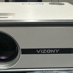 Visony Projector With Elite Screens 80 Inch Pull Down Screen