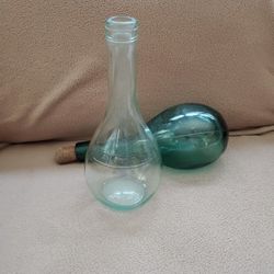 Vintage Empty 1970's Chianti Bottles