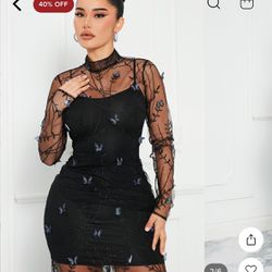 Black Fashion Nova Dress 