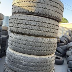 Vendo Set De Llantas 265/70/R17 Isntaladas Y Balmecdas Las 4 Llanta Por $190