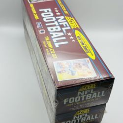 1991 Score Football Sets *factory sealed* **read description**