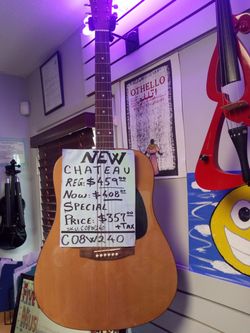 New Chateau acoustic guitar