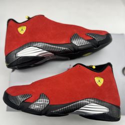 Jordan 14 XIV Ferrari Red Black Bred Size 10 New