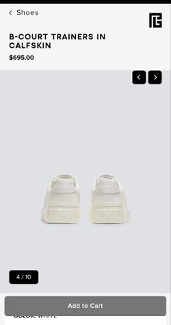 B-Court trainers in calfskin (Used)