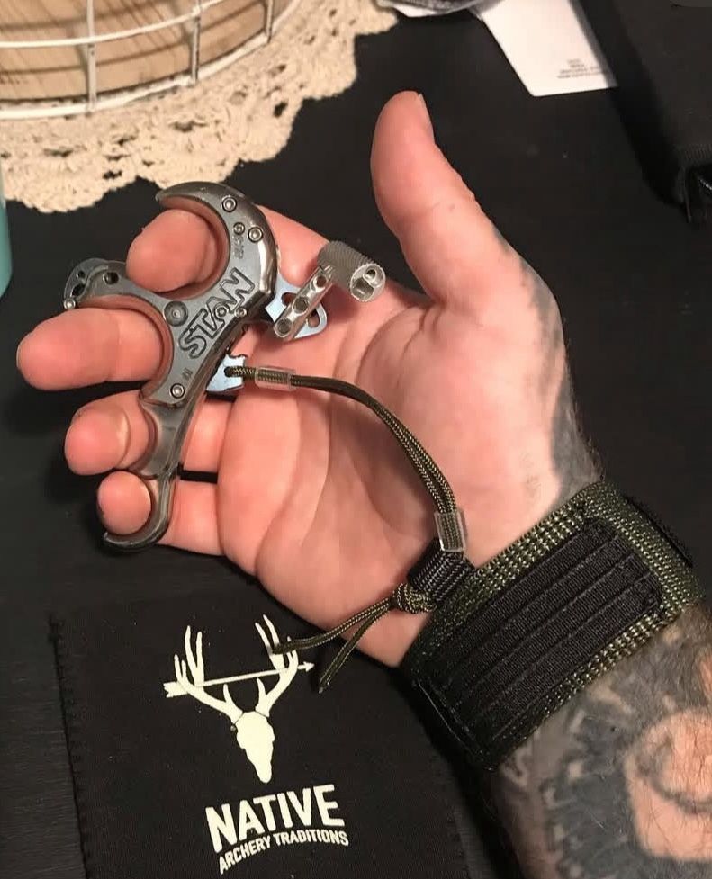 Stan SX-3 release with Native Archery strap