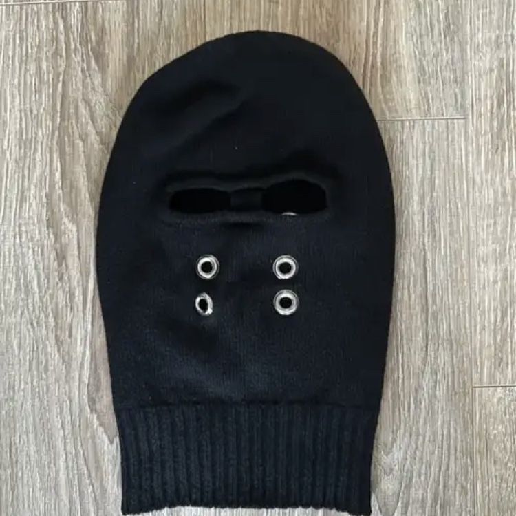 帽子 RICK OWENS GIMP BALACLAVA DUST Gimp Balaclava in Pearl – SVRN