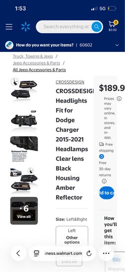 Dodge Charger 15-21 HD Headlamps