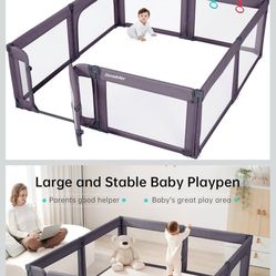 Large Playpen With Door