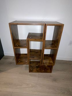 Wooden Shelf And Organizer Adjustable 