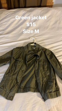 Green cargo jacket
