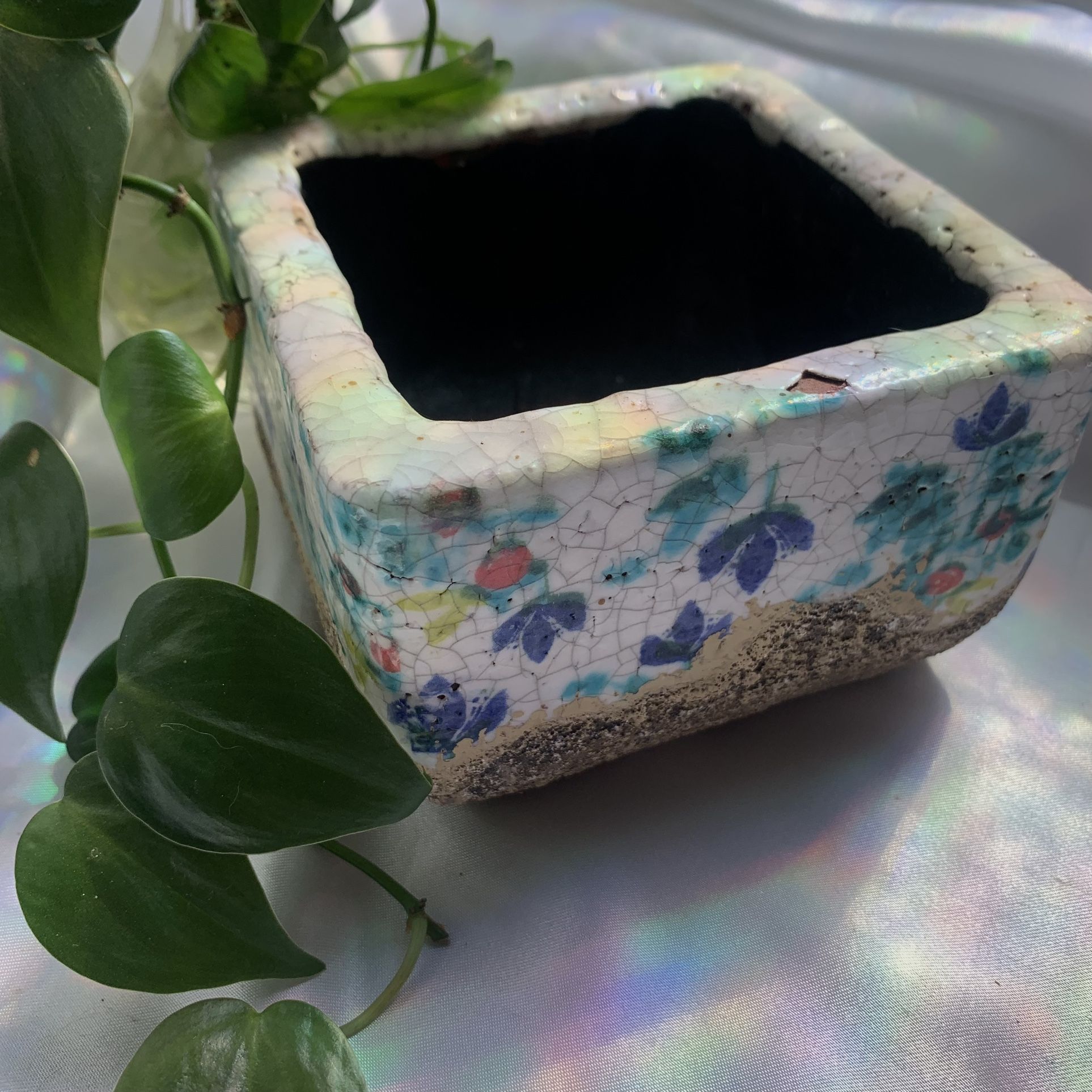 floral Succulent Plant Pot