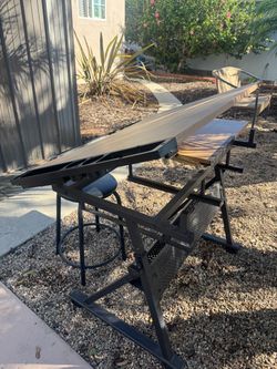 Table and chair selling today or throwing in dumpster