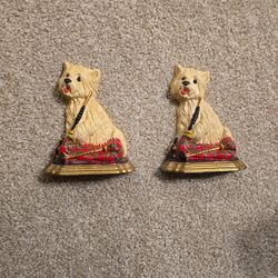 Vintage Cast Iron Dog Door Stop