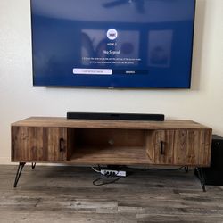 Wood 60'' Media Console Table/TV Stand