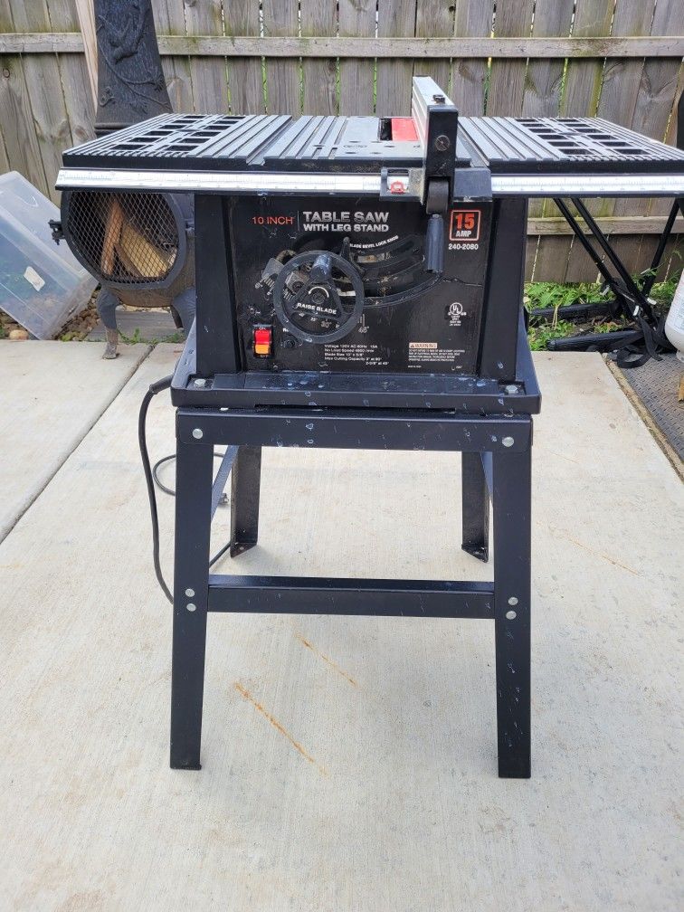 Table Saw 10 Inch