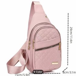 Pink Crossbody Backpack