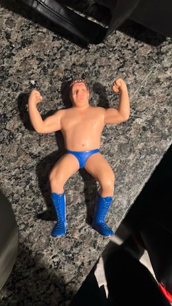 1986 LJN WWF Superstars Andre The Giant Figure Series 2 Short Hair