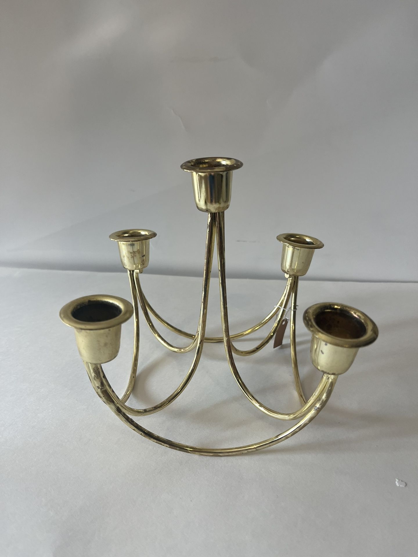 Brass Candlestick Holder Centerpiece