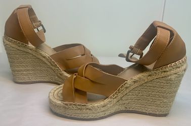Stylish Tan Espadrille Wedge Sandals by Abound - Perfect for Summer!