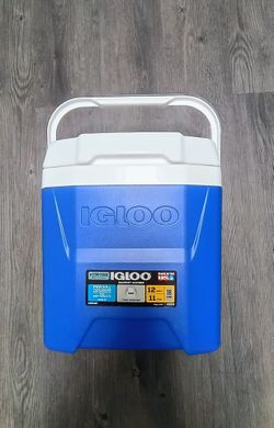 NEW IGLOO Blue COOLER 12-QUARTS (11 Liters) 18-PACK / Measures 12.5"H x 10.5"W x 10"L