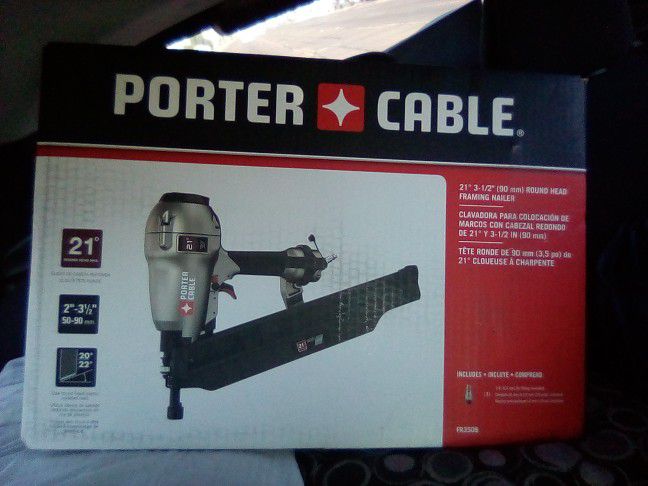 Porter Cable 21 Gauge Framing Nailer Brand New Still In The Box
