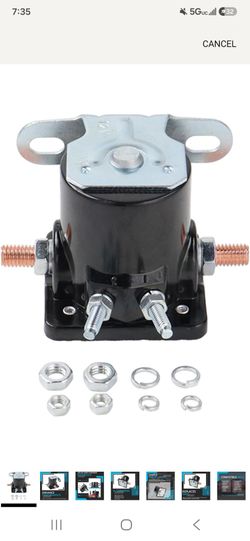 Hot Rod Starter Relay Solenoid 12V 4-Terminal Heavy Duty SW3
Compatible with 1956-up Truck Starter, Replaces B-6A-11450A C