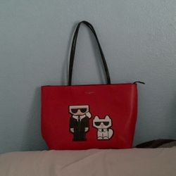 Red Karl Lagerfeld Bag