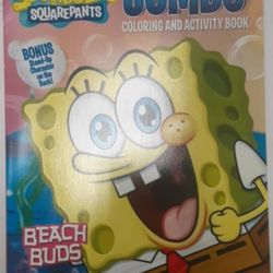 New SpongeBob SquarePants Beach Buds Coloring And Activity Book