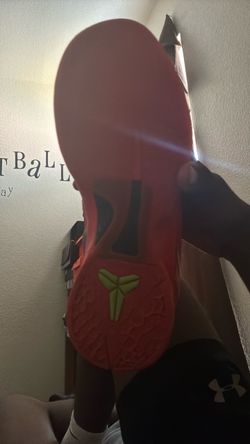 A pair of Kobe shoes
