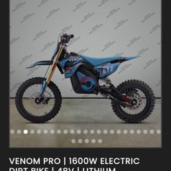 Venom Electric Dirt Bike 