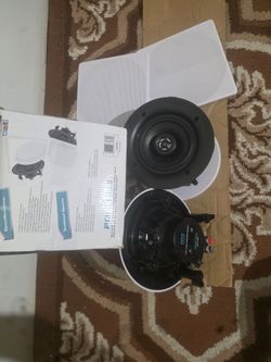 Pyle In-Wall/In-Ceiling Speaker Pair (4 speakers)