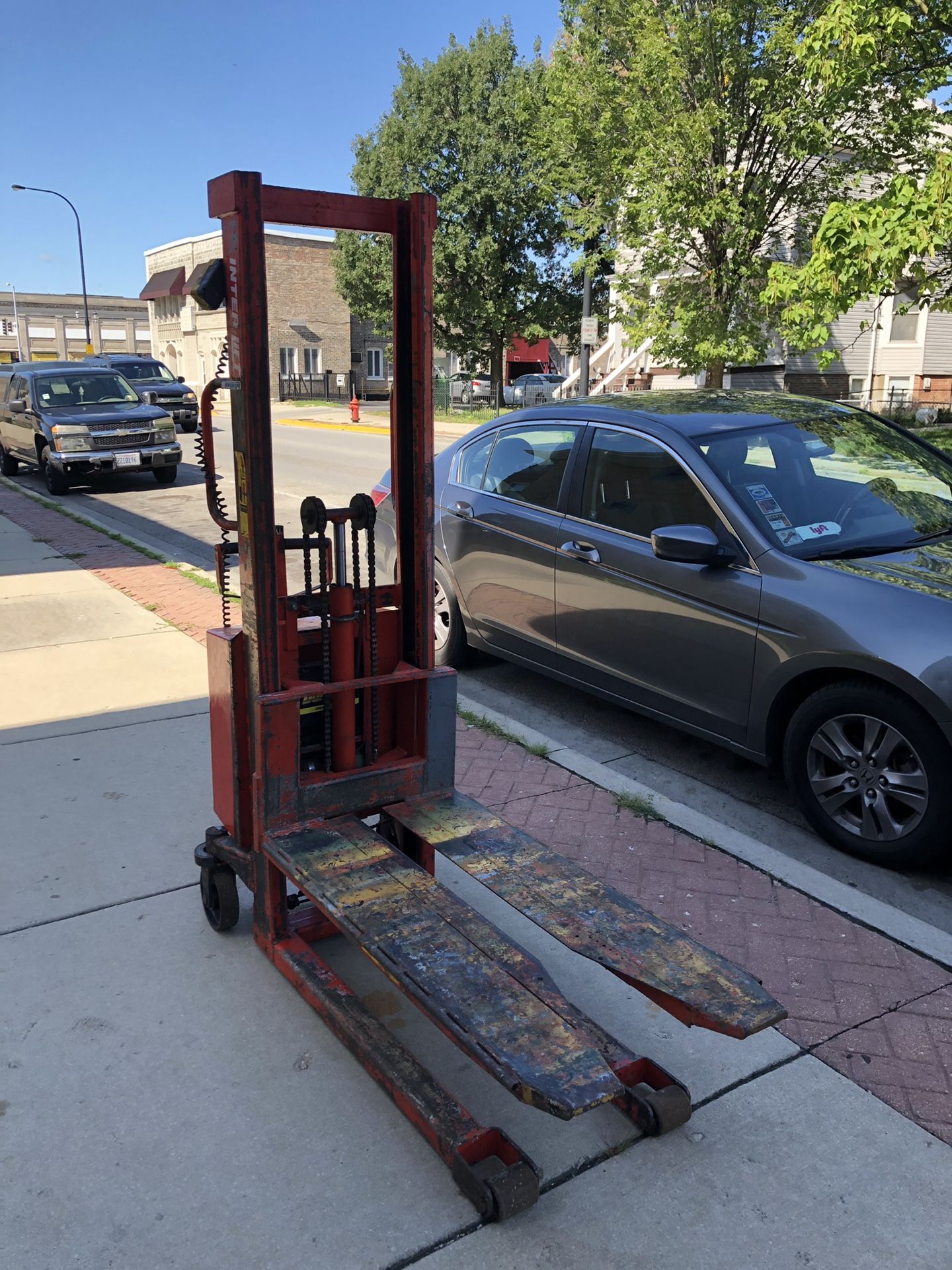 Interthor electric pallet jack 2200 lbs fork truck