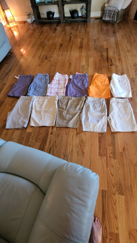 Size 40 Nike, Puma, Adidas Golf Shorts... See Description