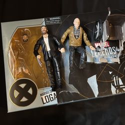 Marvel legends Wolverine and Professor X
