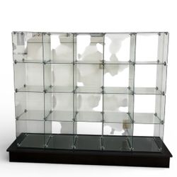 Tempered Glass Cube Display 