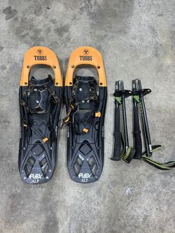 Tubbs Snowshoes With Leki Trekking Pols