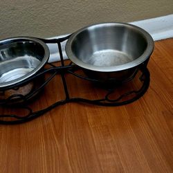 DOG BOWL SET - FANCY - medium size

