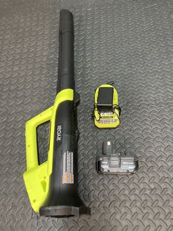 Ryobi 18V Blower 90mph w/ *NEW* 4ah Battery and Charger