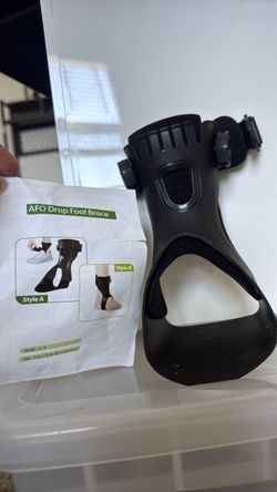 AFO Drop Foot Brace – Size S– Ankle/Foot Support