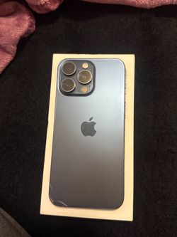 iPhone 15 Pro Max Blue Titanium – Unlocked – Original Box