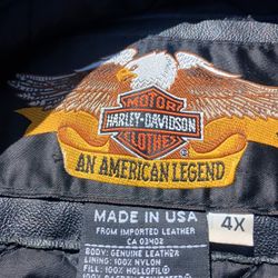 JACKET-Harley Davidison, Size 4X